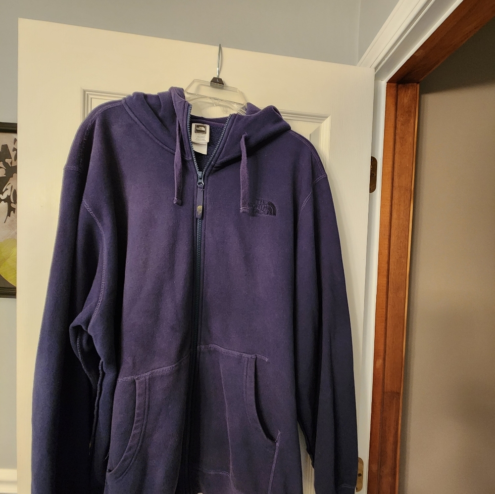 Mens Northface Zip logo Hoodie - Picture 5 of 5